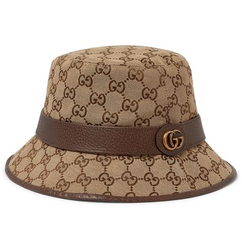 leather gucci cap|Gucci men hats size large.